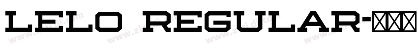 Lelo Regular字体转换 Lelo Regular字体转换